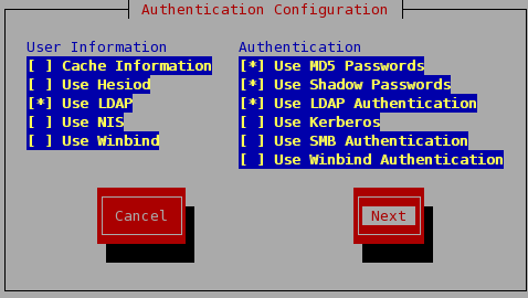 authconfig screenshot